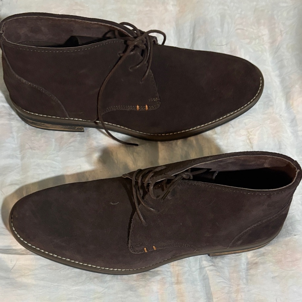 Bruno Marc brown suede chukka boot
